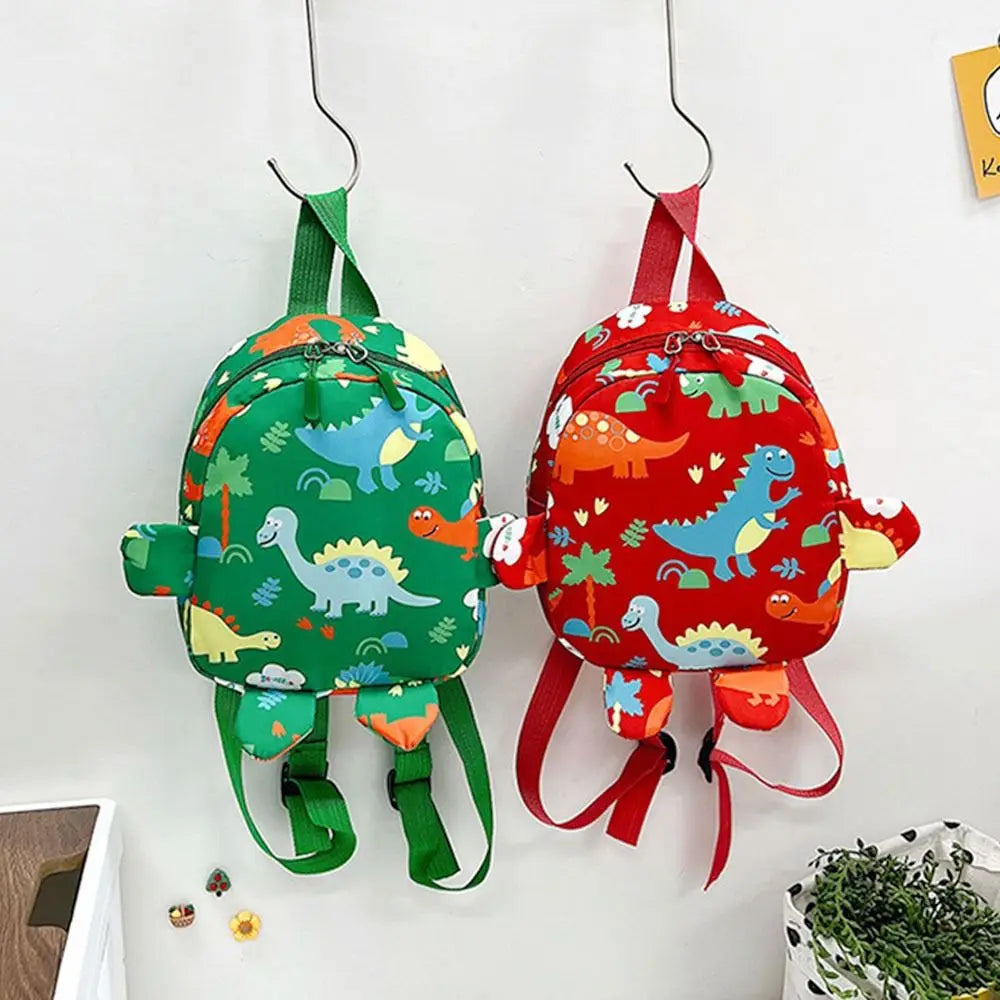 Children Dinosaur Nylon Backpack for Boy Girl School Small