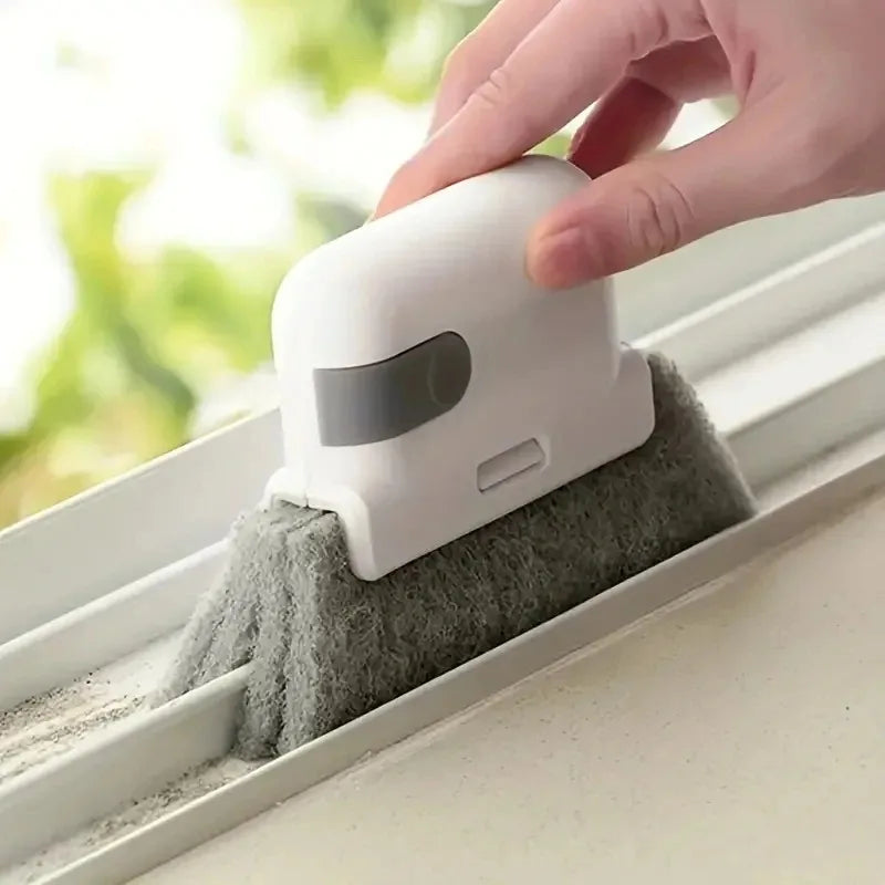 universal window rail cleaning brush