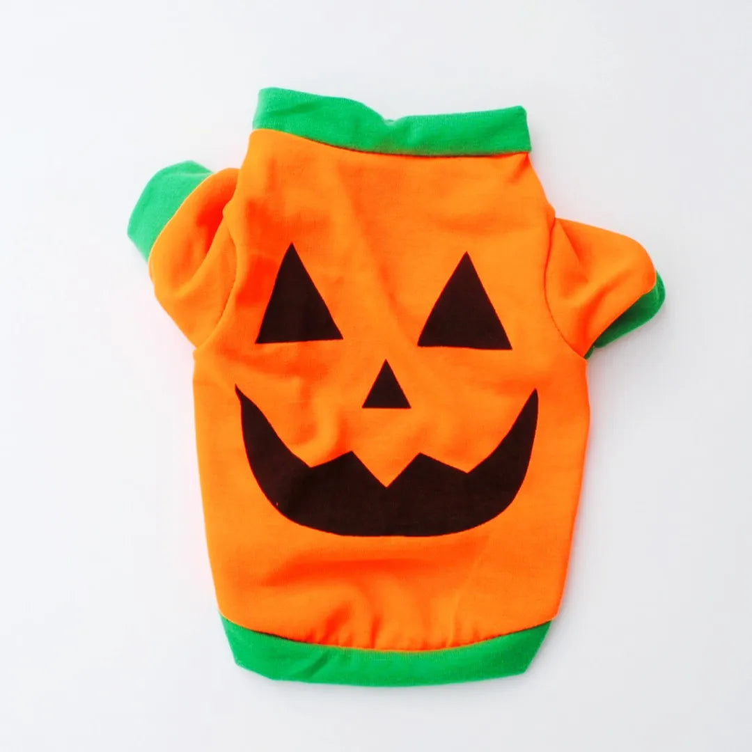 Halloween Pet Cats Dogs Pumpkin Costume