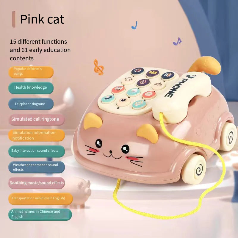 Baby Storyteller Electric Toy Children's Educational Early Learning Simulated Telephone