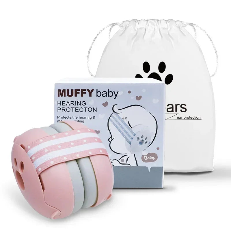 2 in 1 Baby Earmuff Mini-headset Adjustable Noise-proof