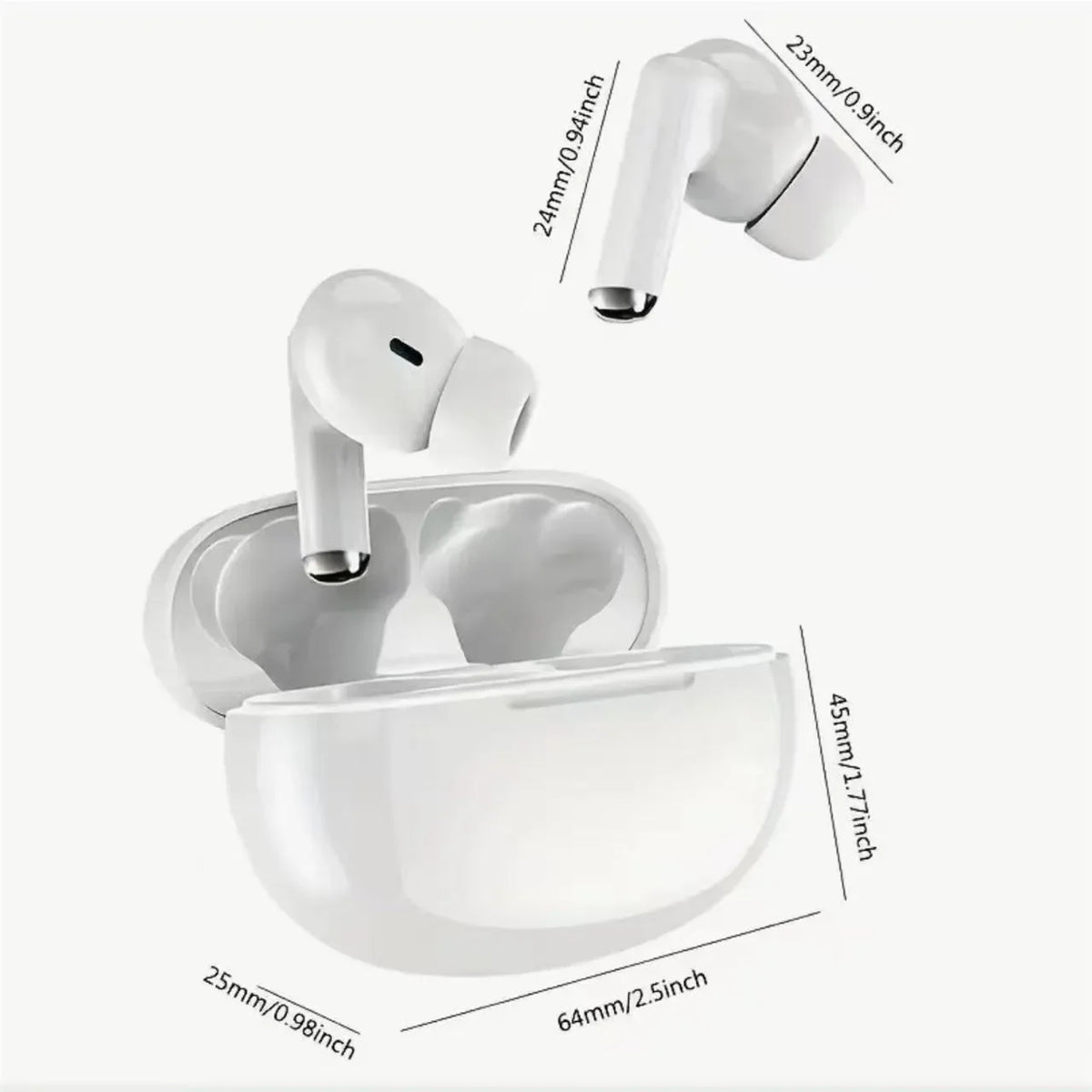 Wireless Bluetooth Headset Noise Cancelling Earbuds with Mic for smartphones
