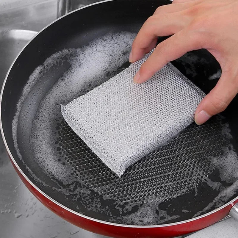 4pcs, Kitchen Dishwashing Sponge