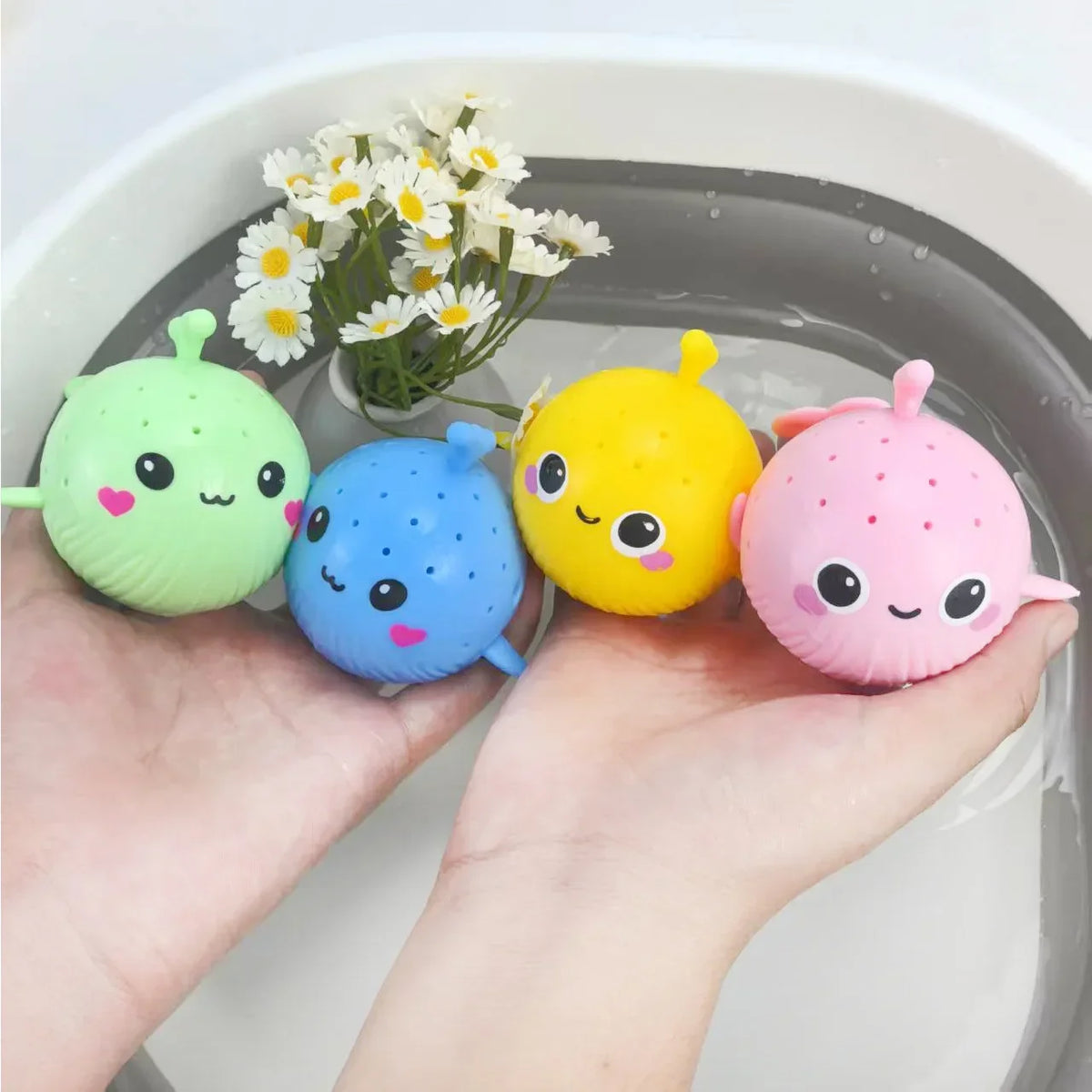 Baby Bath Toys Sponge Water Absorbing Whale