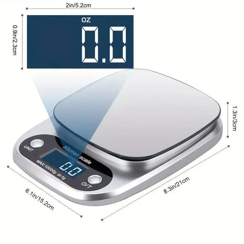 Digital Kitchen Scale High Precision LCD Electronic Food Scale