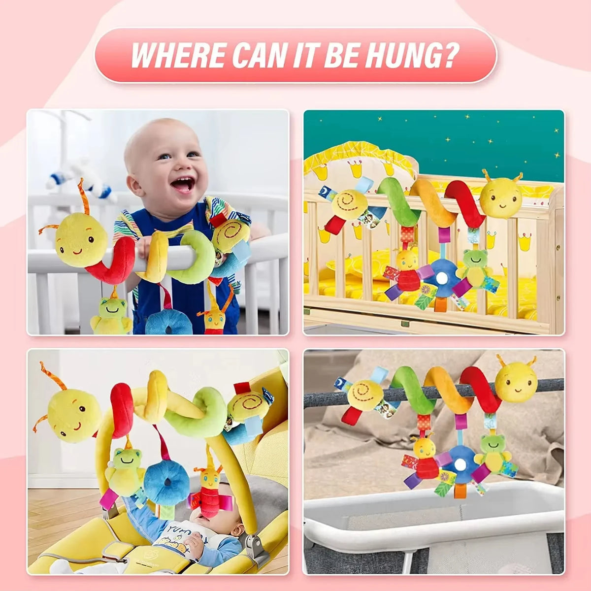 Baby Hanging Rattles Toys