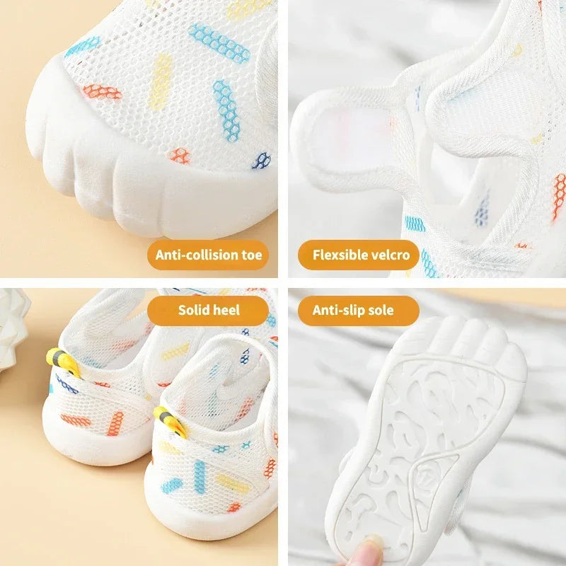 Summer Breathable Air Mesh Kids Sandals 1-4T