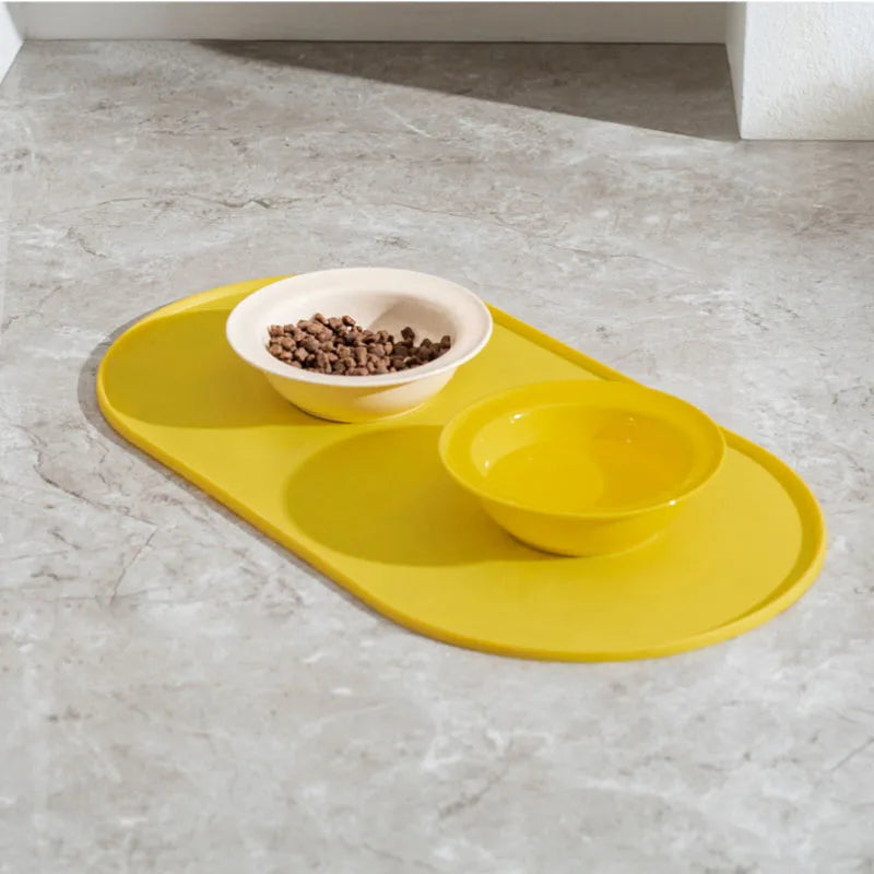 Feeding Mat with Non-Slip Waterproof Design