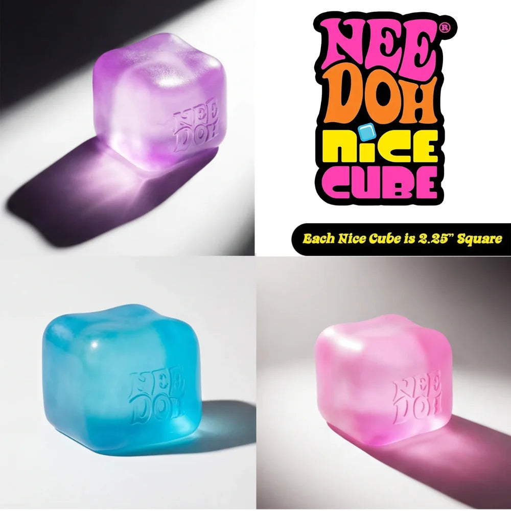 Trending Nee Doh Jellyfish & Cube Squish Toy, Soft