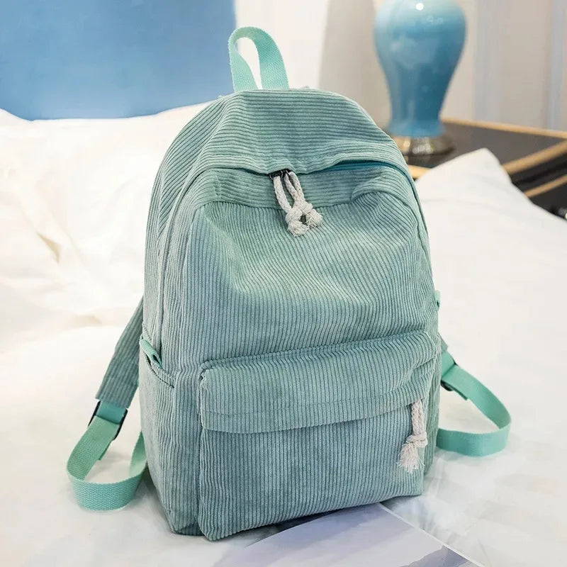 Kids School Bag Personalized Toddler Backpack Embroidered Name Child Corduroy
