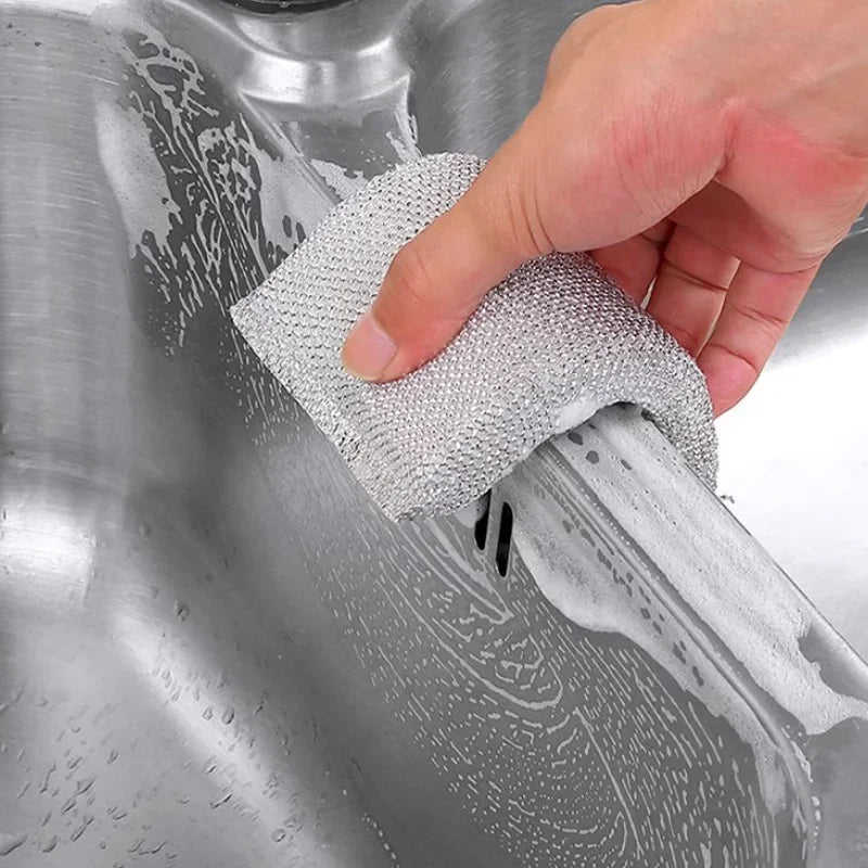 4pcs, Kitchen Dishwashing Sponge