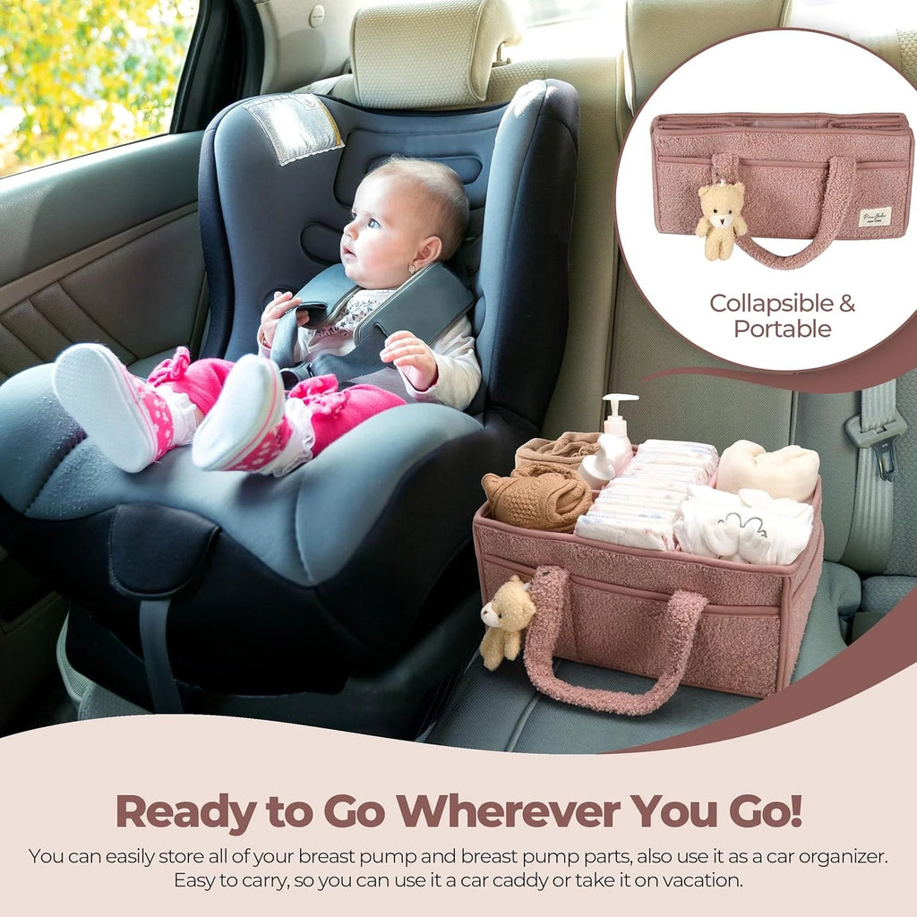 Baby Diaper Caddy Organizer for Changing Table