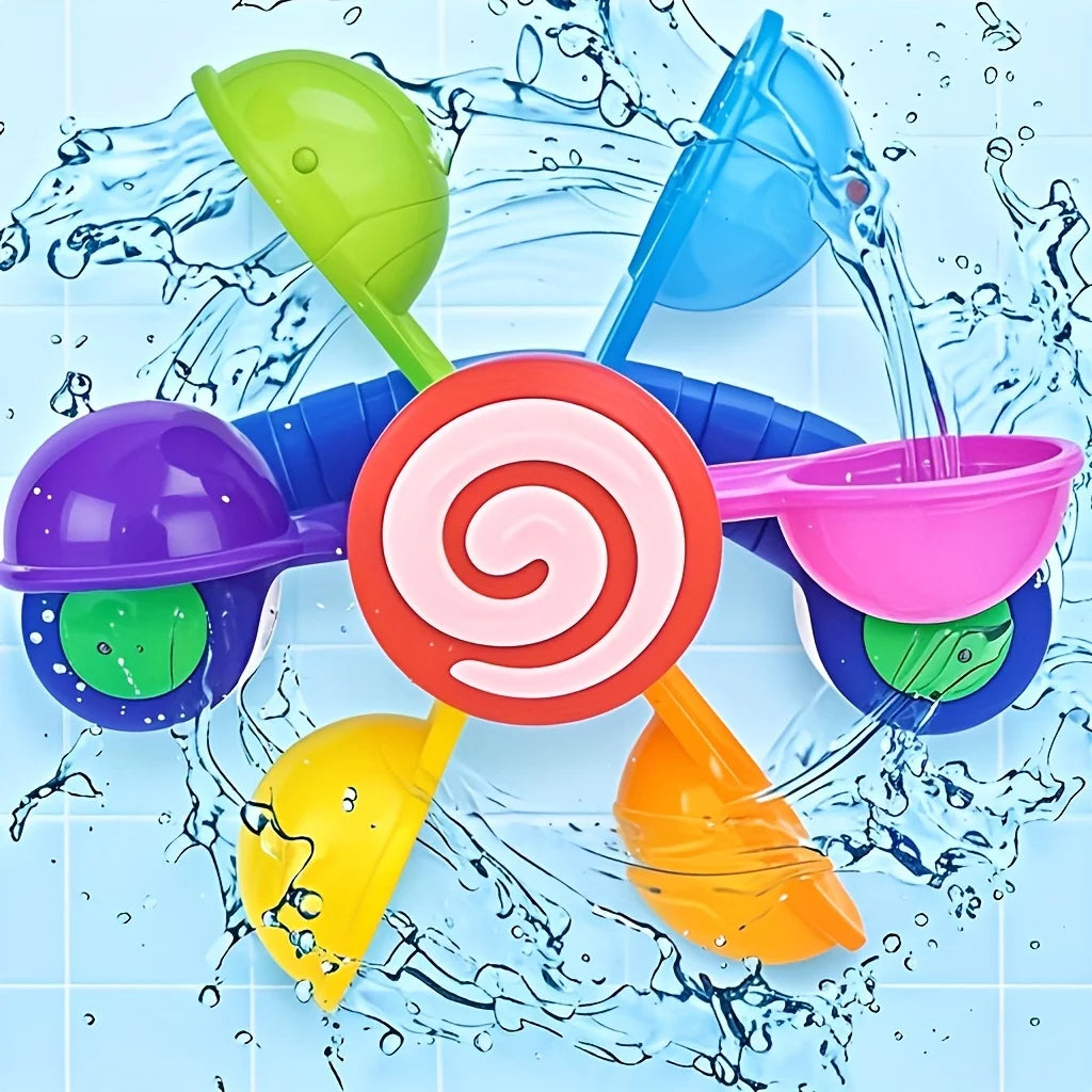 1pc Spinning Bath Toy Windmill, Fun Bathtime Sensory Play