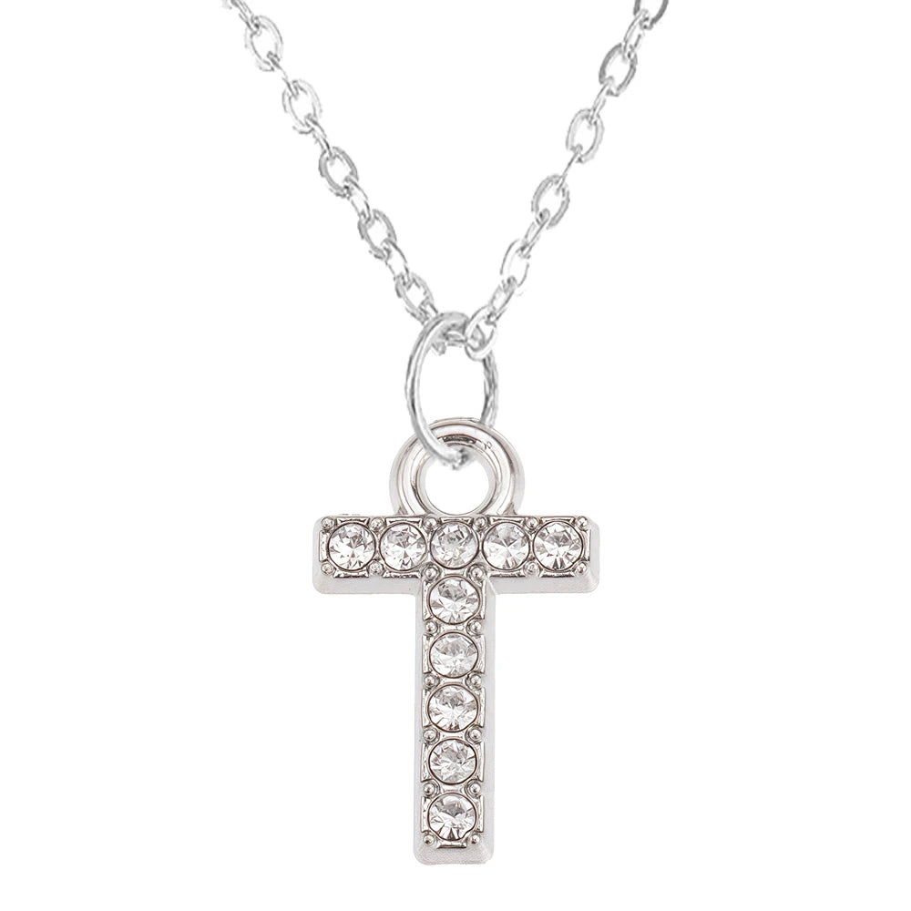 A-Z Letter Pendant Charm Necklace