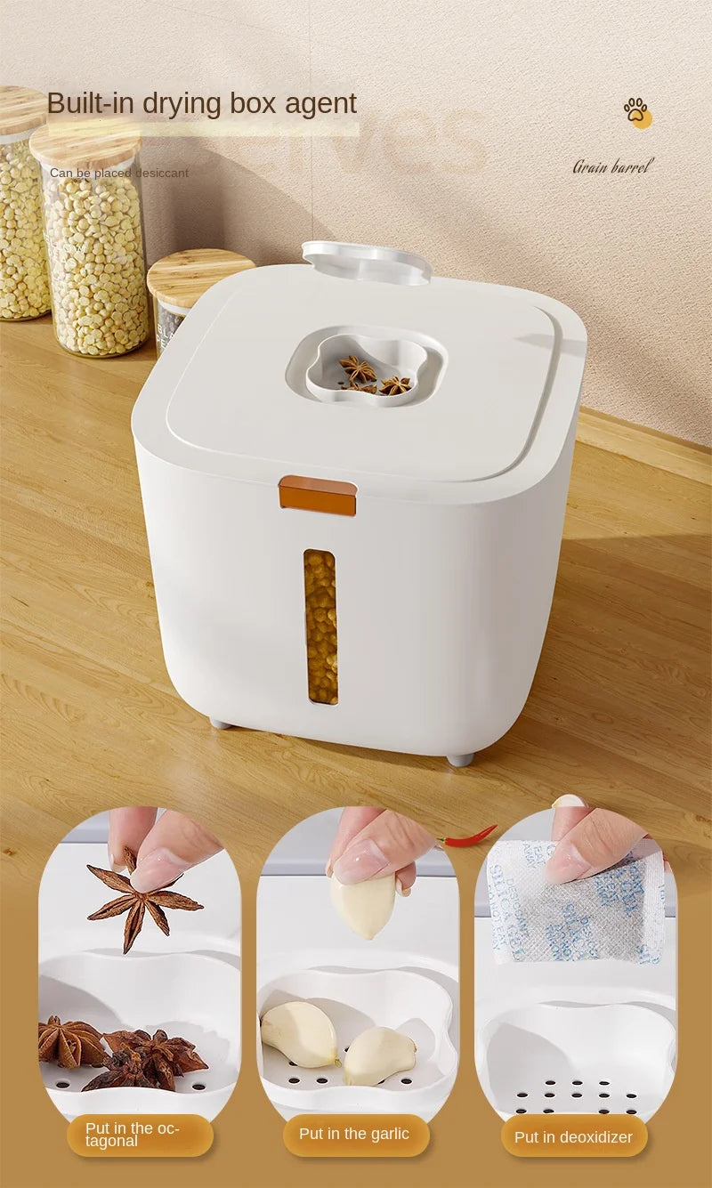 Pet Food Storage Barrel Large
