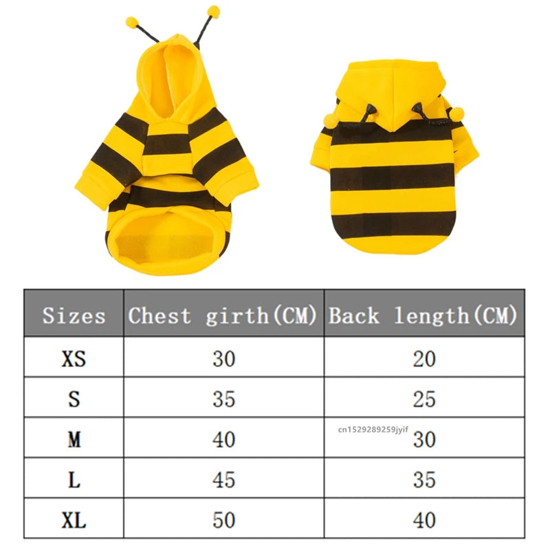 Dogs & Cats Bee Pet Puppy Costume