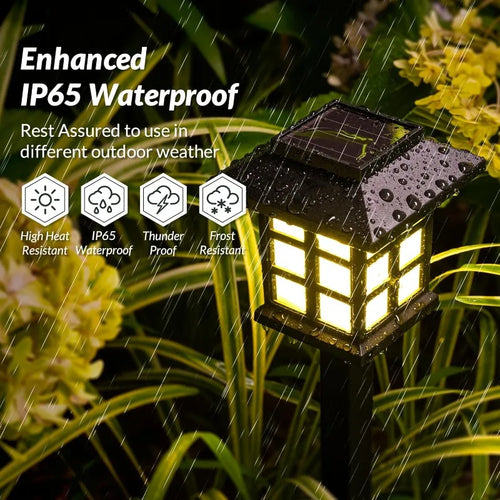2 Pack Solar Pathway Light Outdoor