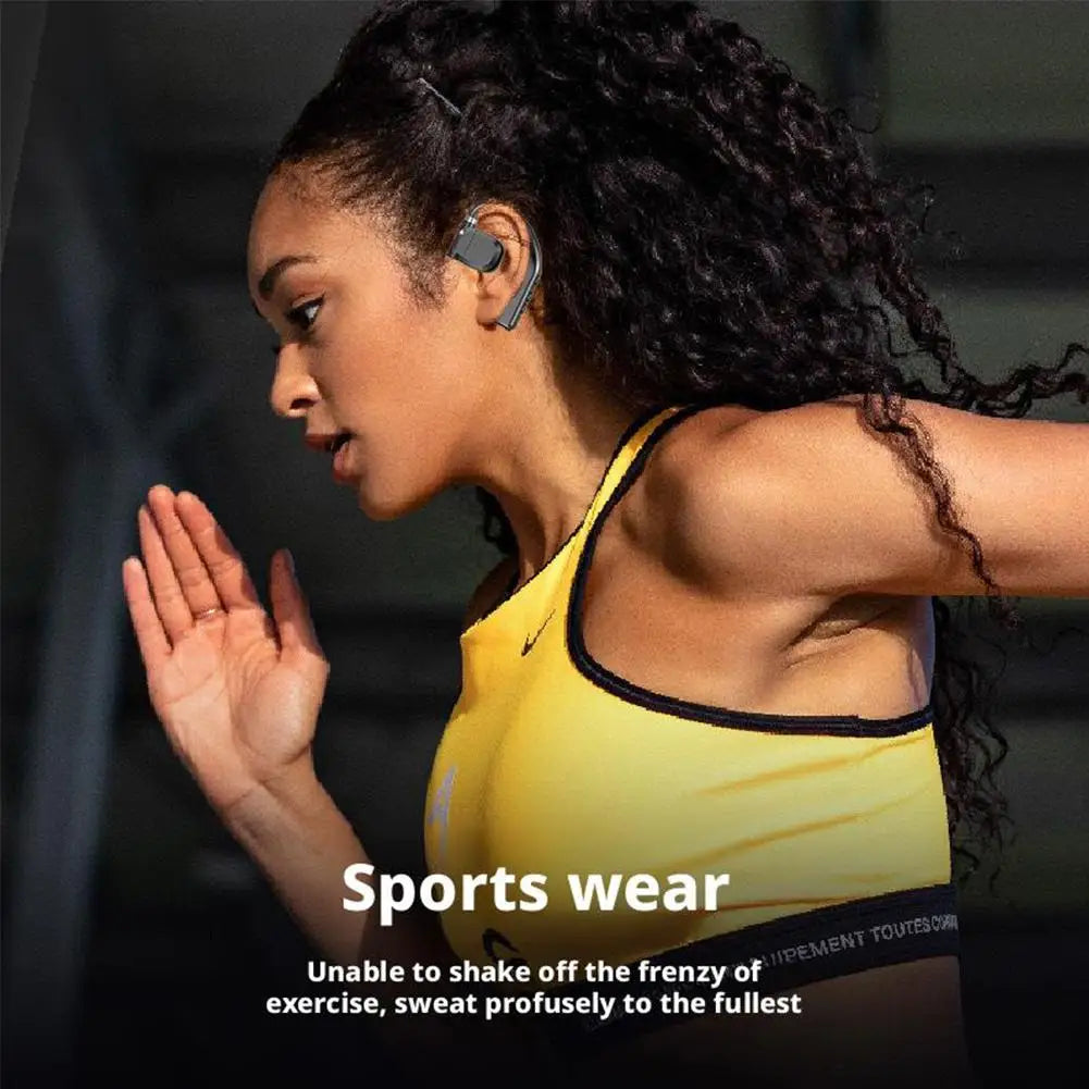 Wireless Bluetooth Sports Headset Noise Reduction Earbuds With Microphone