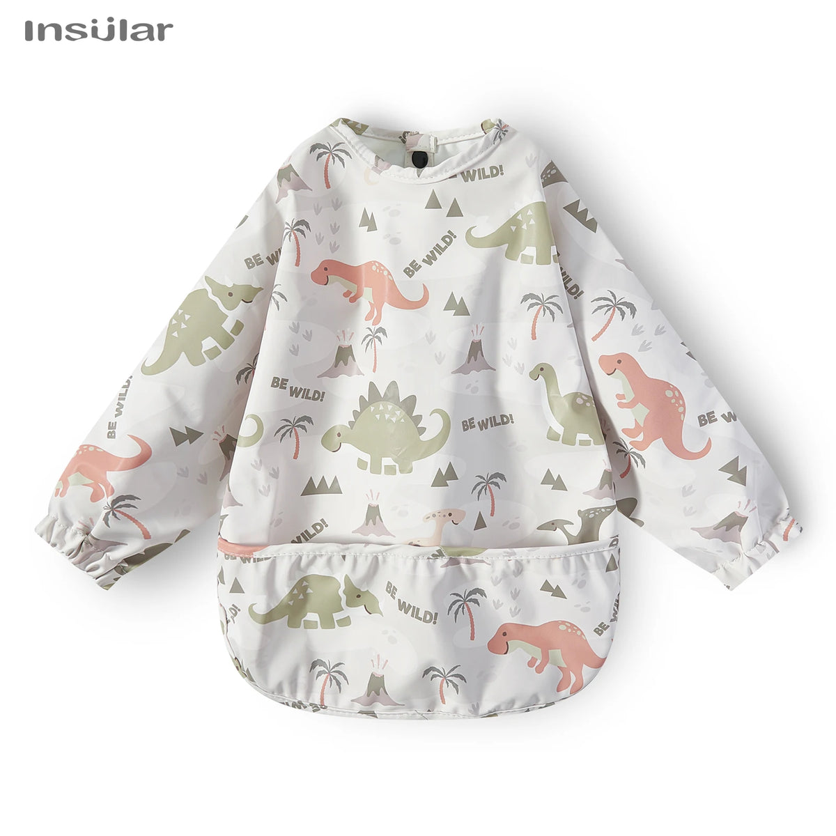 Children Feeding Aprons Long Sleeve Baby Bib