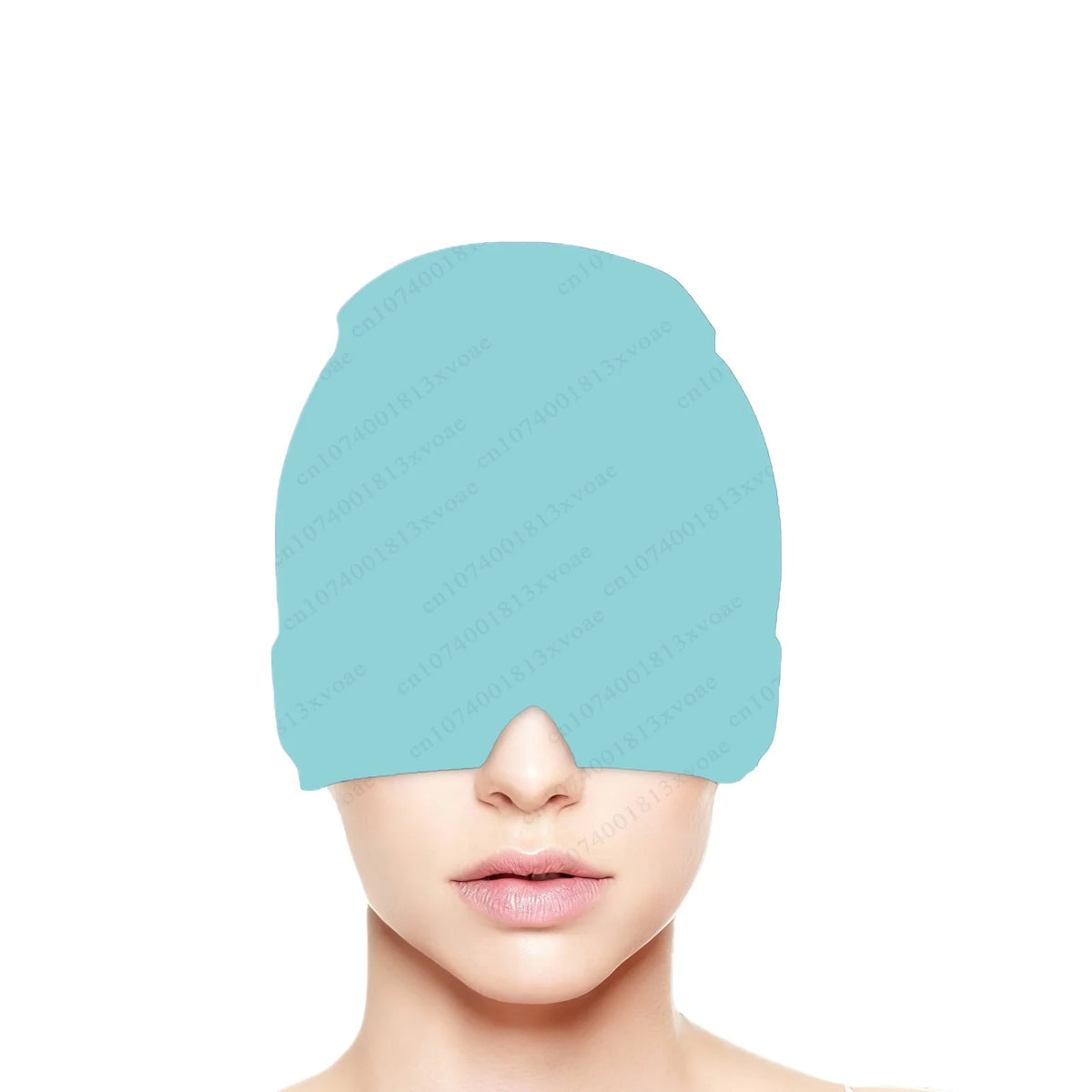 Migraine Relief Cap Gel Ice Pack Stretchable Compress Eye Mask