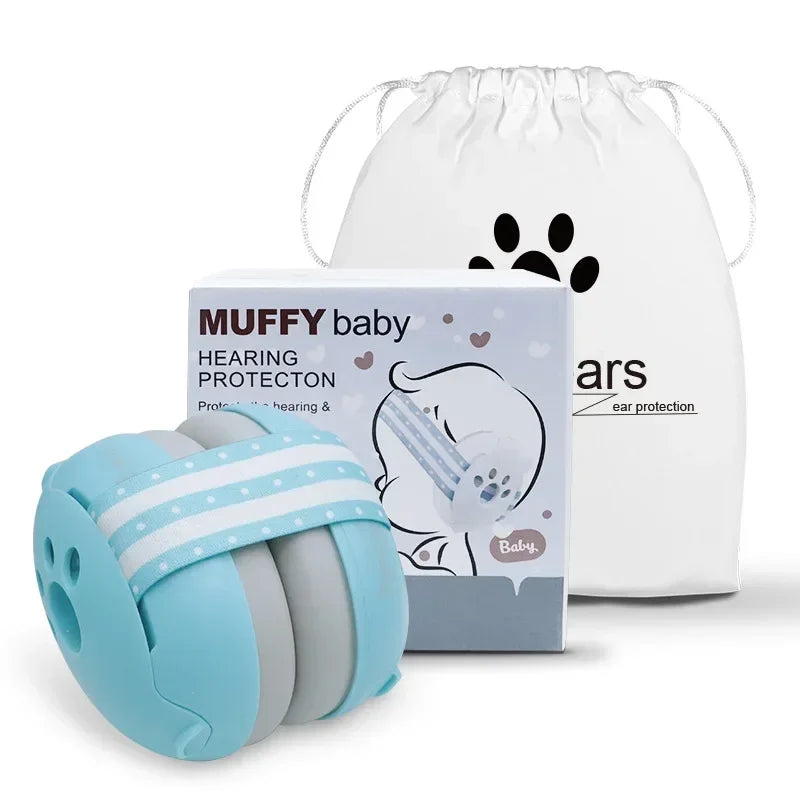 2 in 1 Baby Earmuff Mini-headset Adjustable Noise-proof