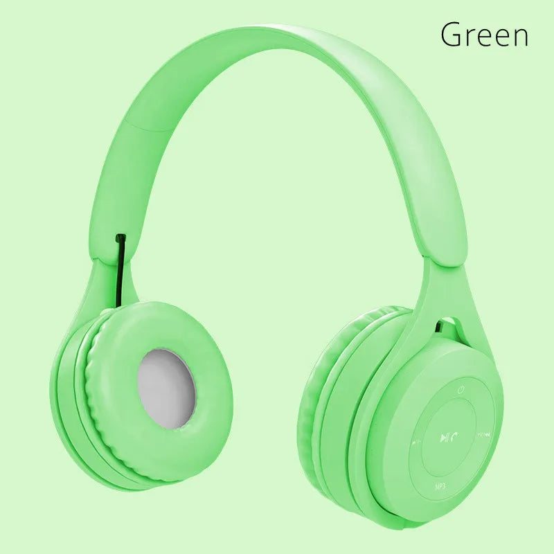 Wireless Bluetooth Headset with Mic Gamer Girl/boy