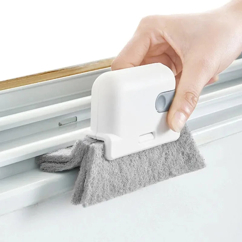 universal window rail cleaning brush