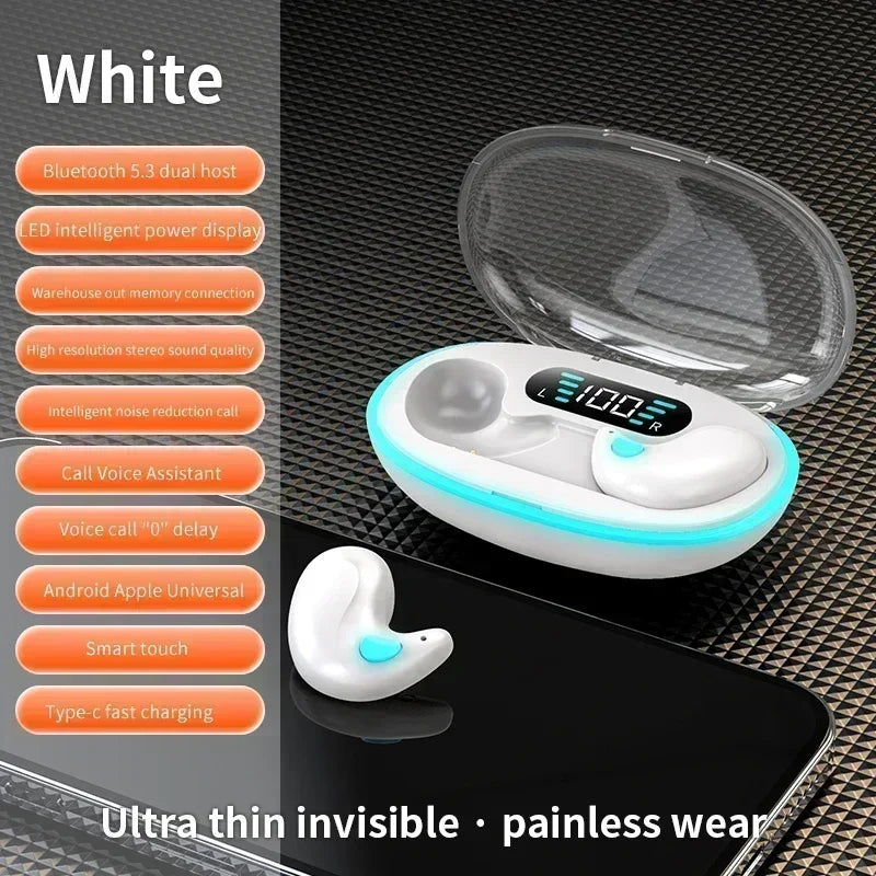 Earphones Wireless Headphones Noise Reduction Sport Game Sleep Bluetooth Earbuds for all smartphones