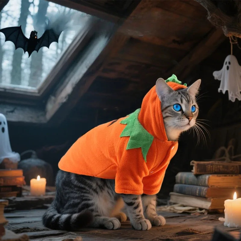 New Halloween Pet Costume Pumpkin