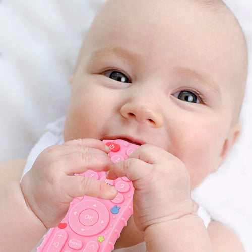 1PC Silicone Baby Toys TV Remote Control