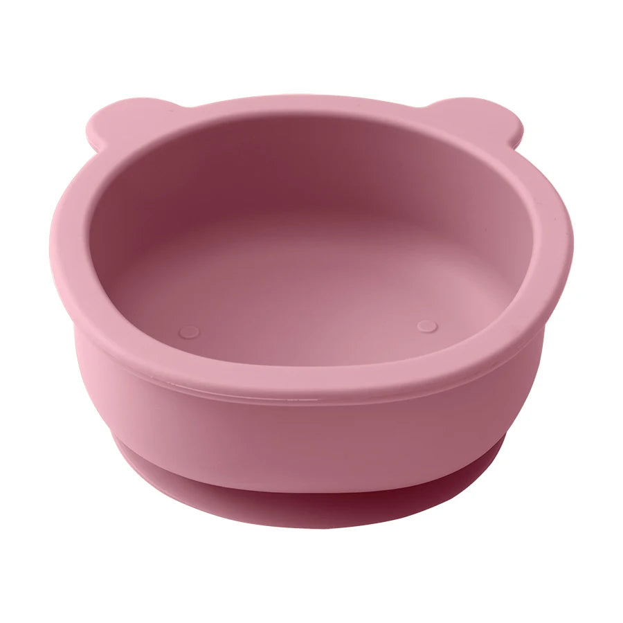 1PC Silicone Baby Tableware Suction Dinner Set