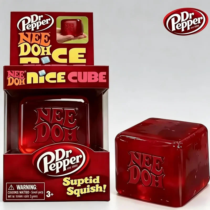 New Needoh Nice Cube Sensory Stress Reliever Fidget Tool for Anxiety & Focus Desk Sensory Cube for Adults & Kids