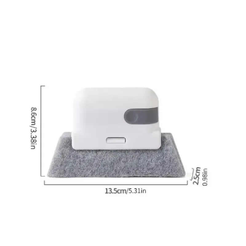 universal window rail cleaning brush