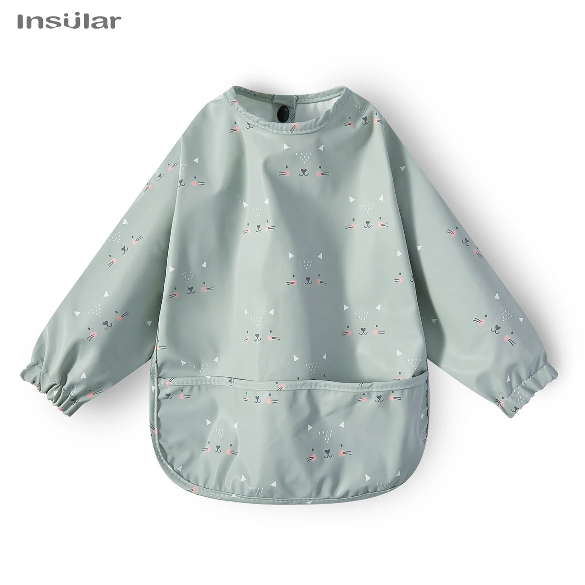 Children Feeding Aprons Long Sleeve Baby Bib