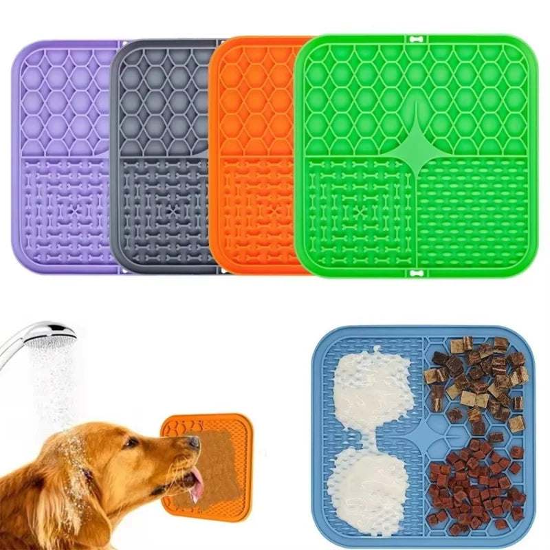 Pet Lick Silicone Mat Slow Feeder Dog