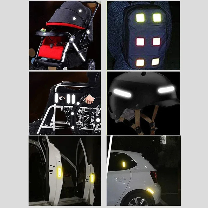 10PCS baby stroller uses safety warning anti-collision reflective patch
