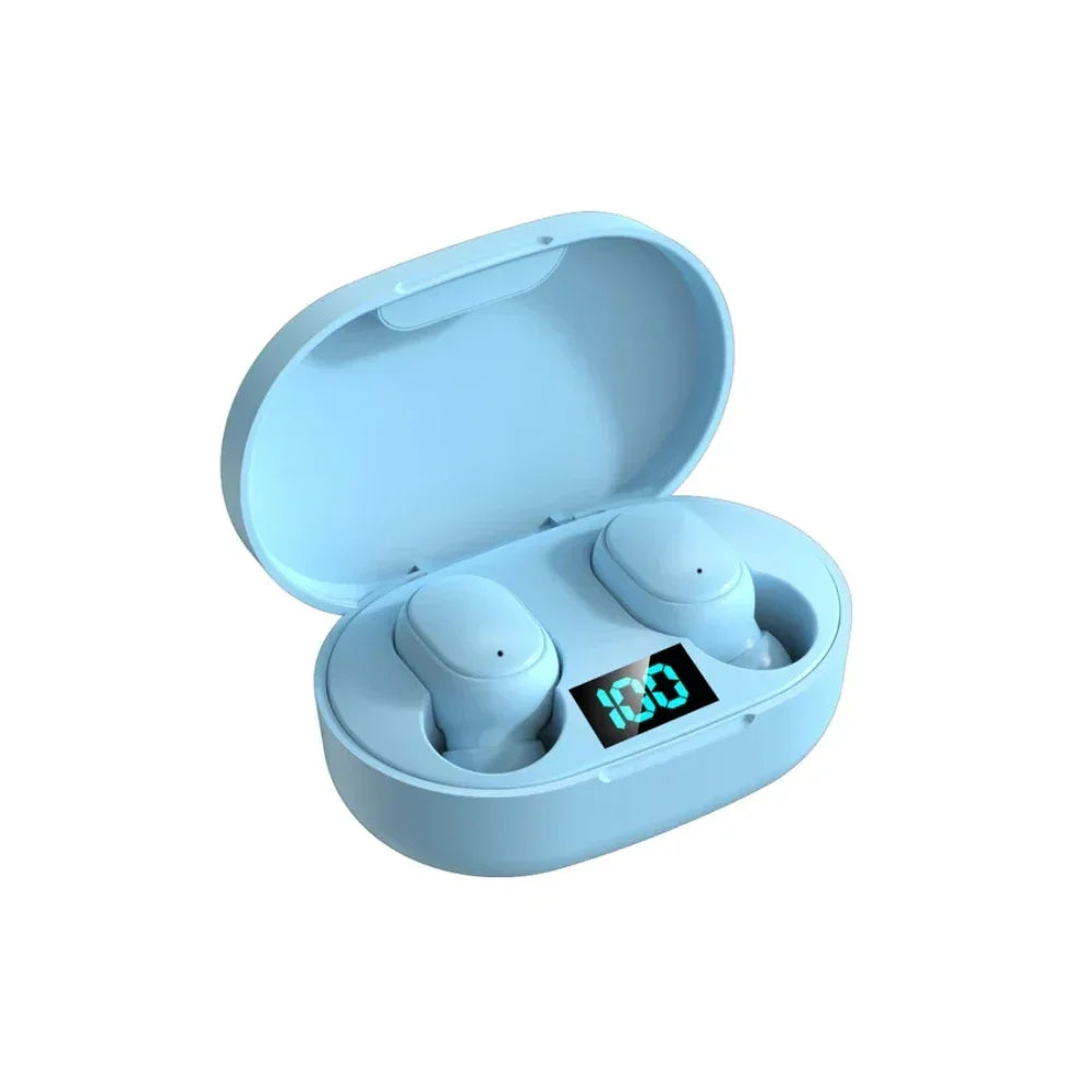 Wireless Earbuds Noise Canceling Waterproof Ear Buds in-Ear Stereo Headphones with LED Display Charging Case