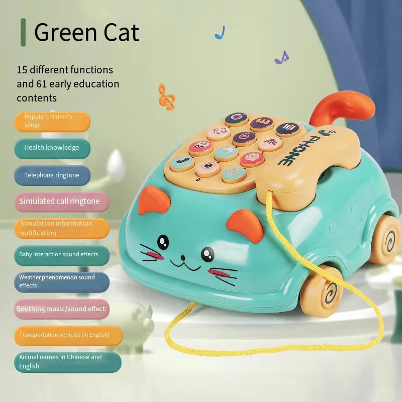 Baby Storyteller Electric Toy Children's Educational Early Learning Simulated Telephone