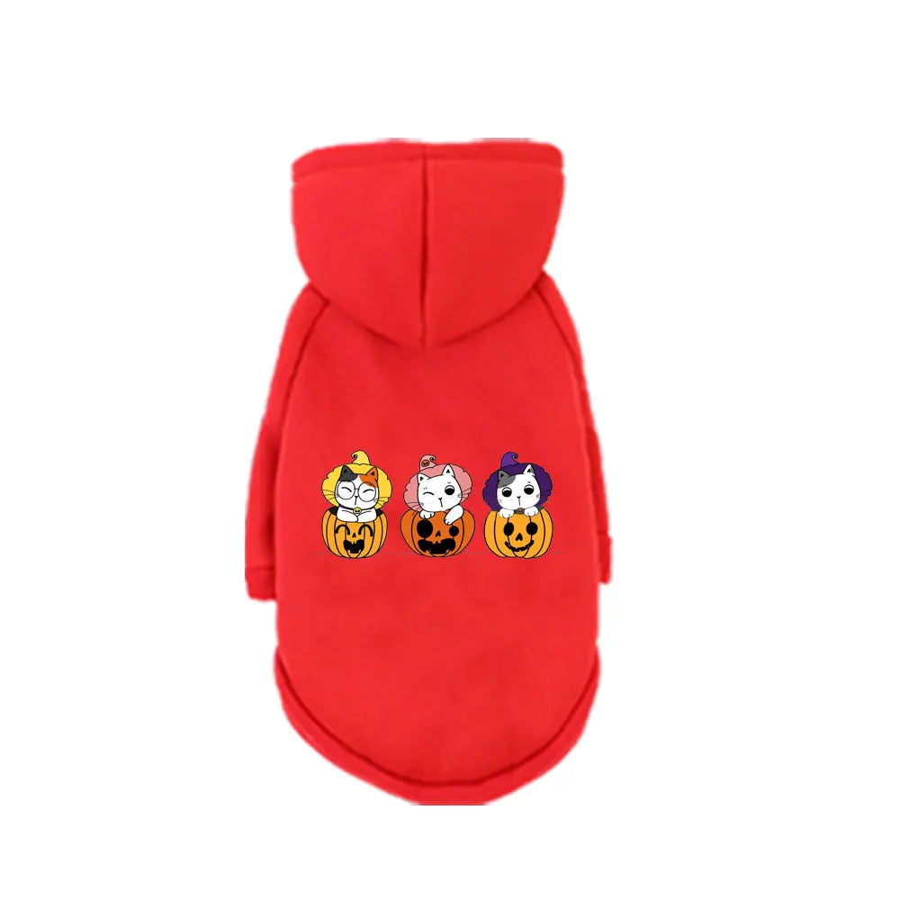 1 Pc Halloween Pet Hooded Sweatshirt