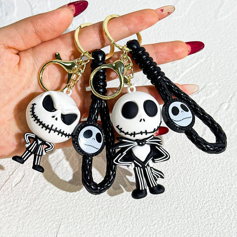 The Nightmare Before Christmas Keychain Sally Jack Skull Halloween