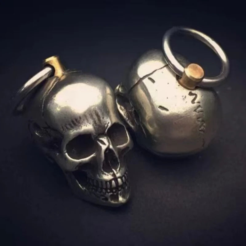 Alloy Shark Bottle Car Keychain