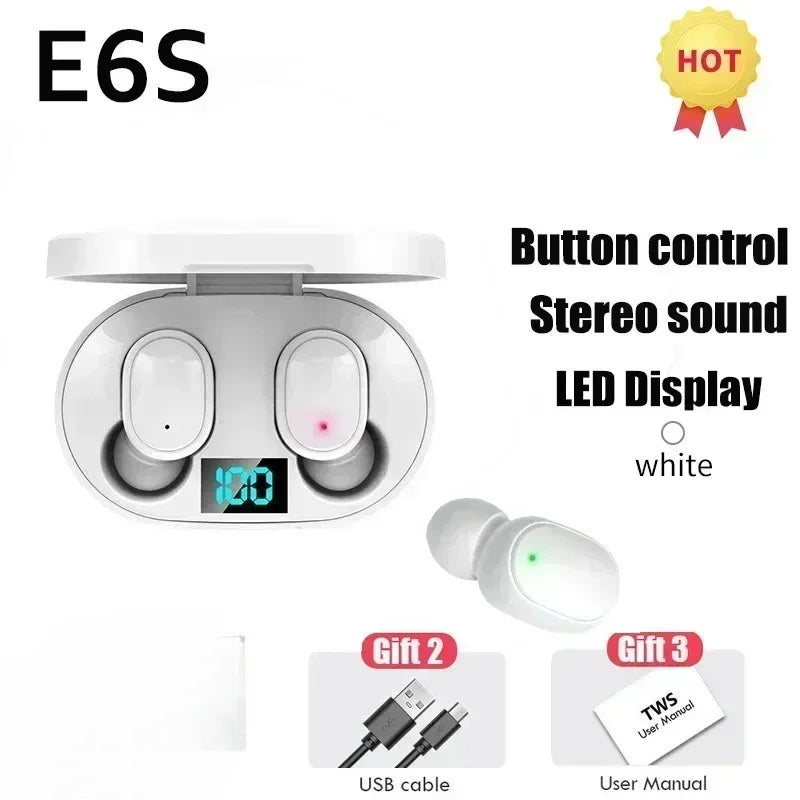 Wireless Bluetooth Earphones- Noise Cancelling with Microphone Headphones
